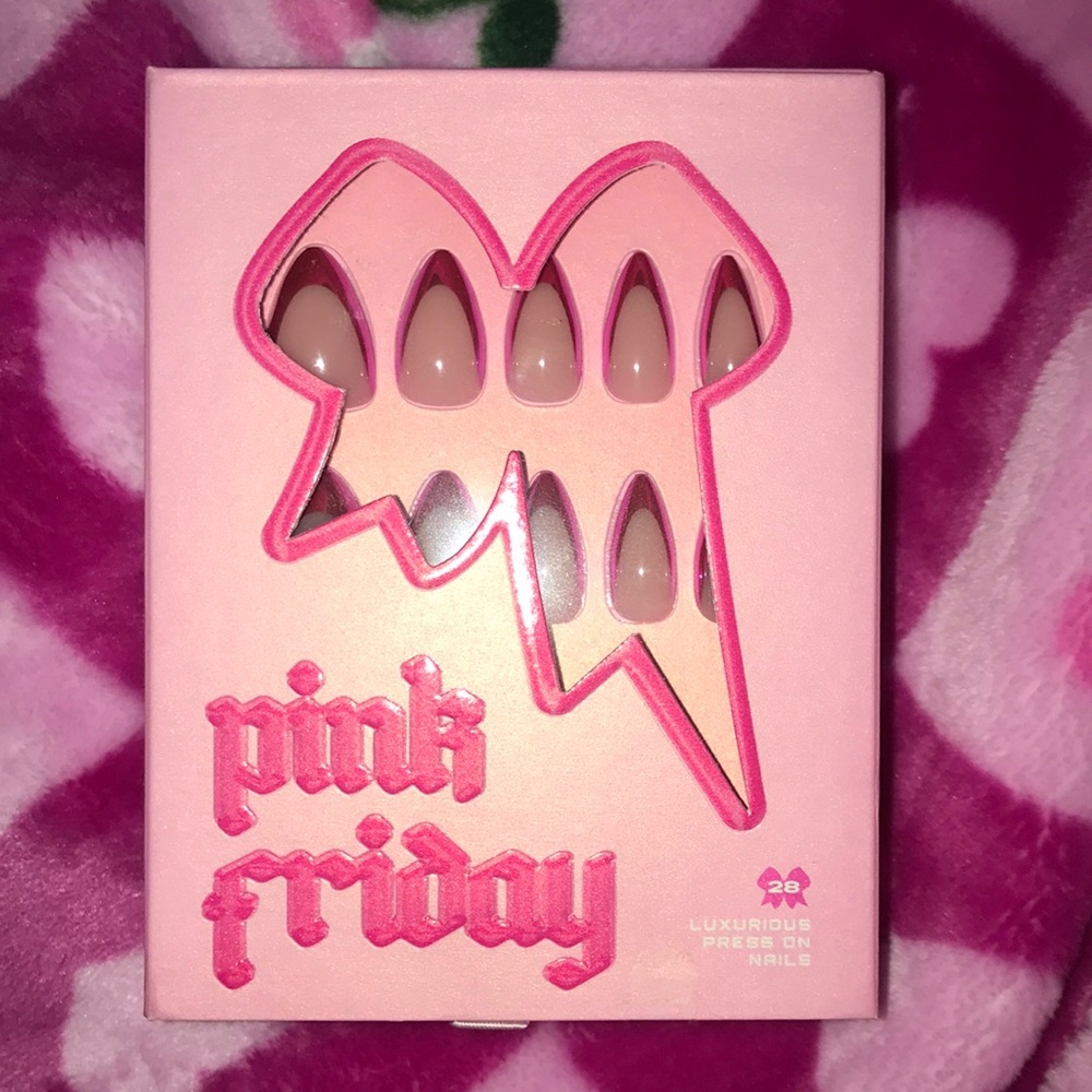 Nicki Minaj Pink Friday Nails
